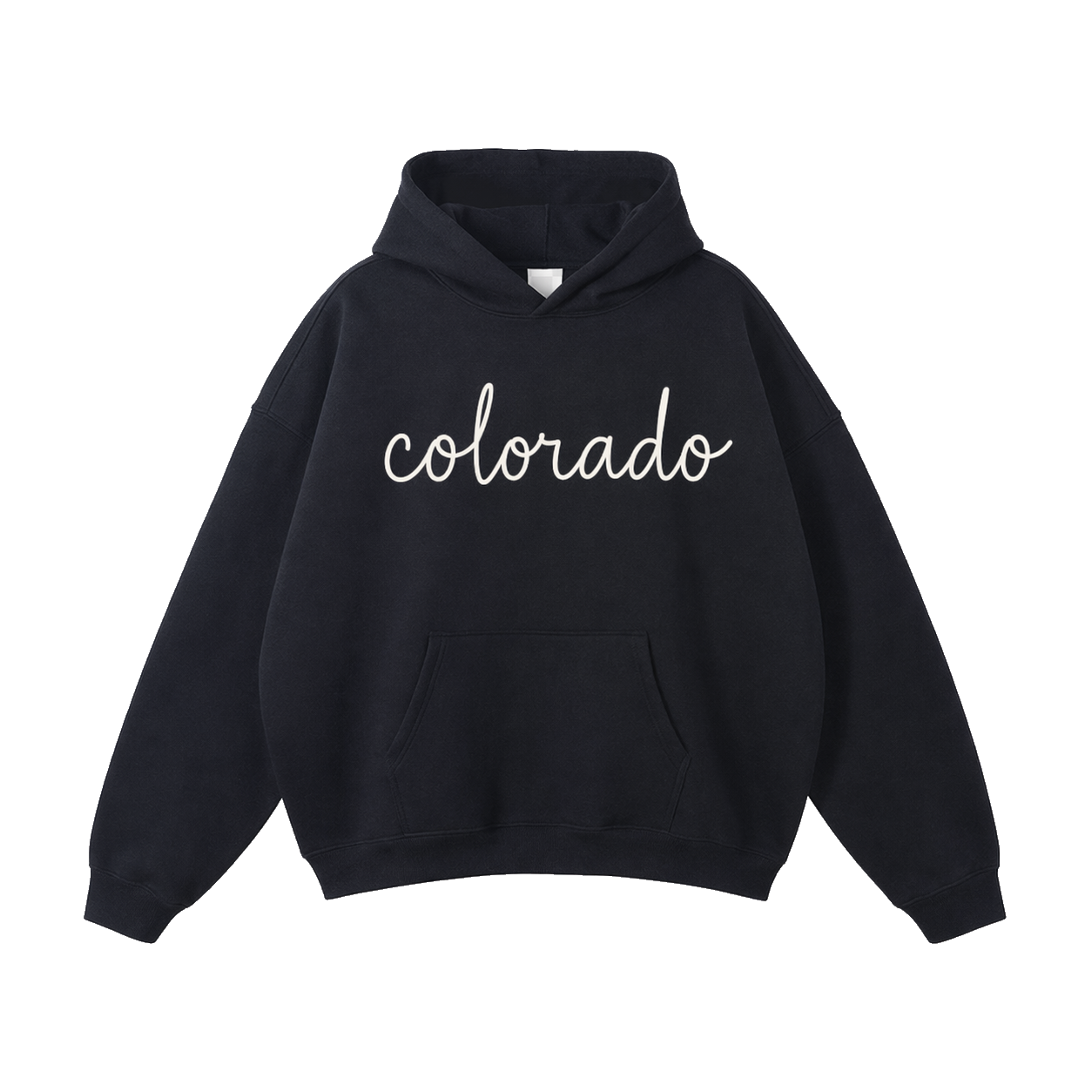 Collection 3 Colorado Oversize Fleeced Hoodie - Black front