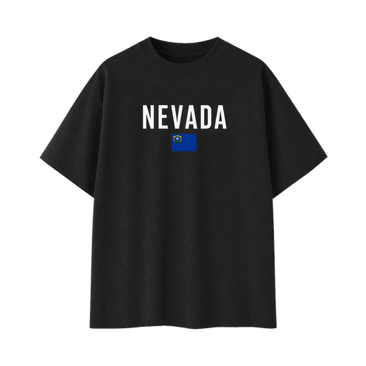 Collection 7 Nevada Essential Cotton T-Shirt - Black front