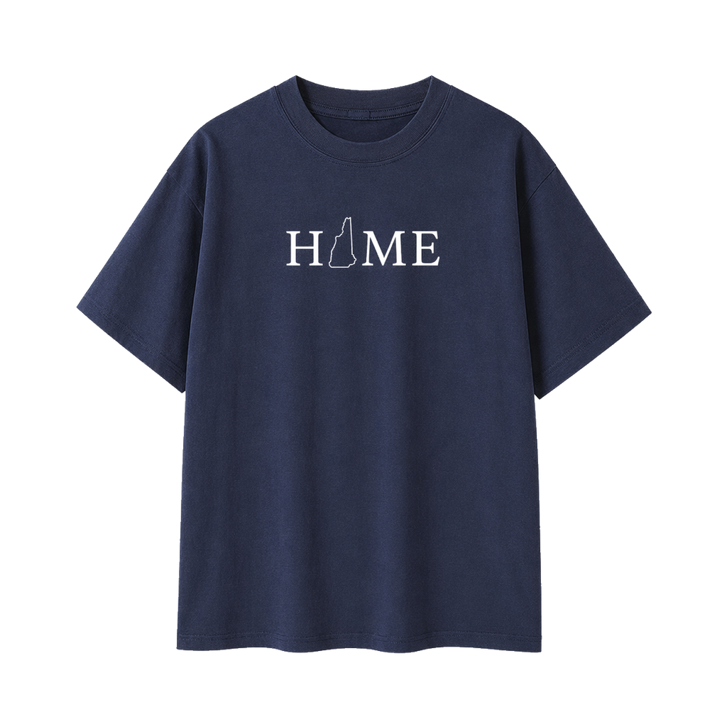Collection 5 New Hampshire Essential Cotton T-Shirt - Navy Blue front