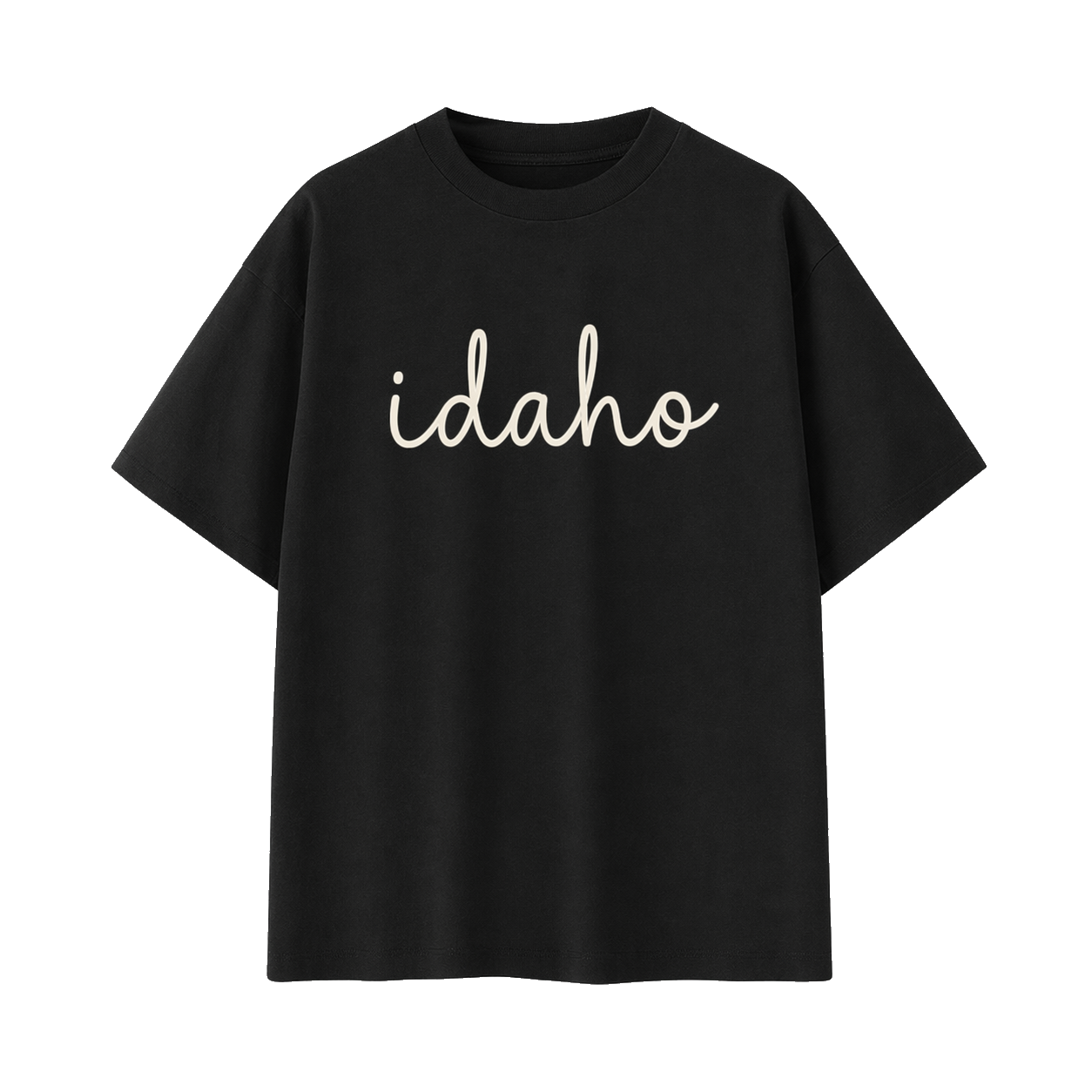 Collection 3 Idaho Essential Cotton T-Shirt - Black front