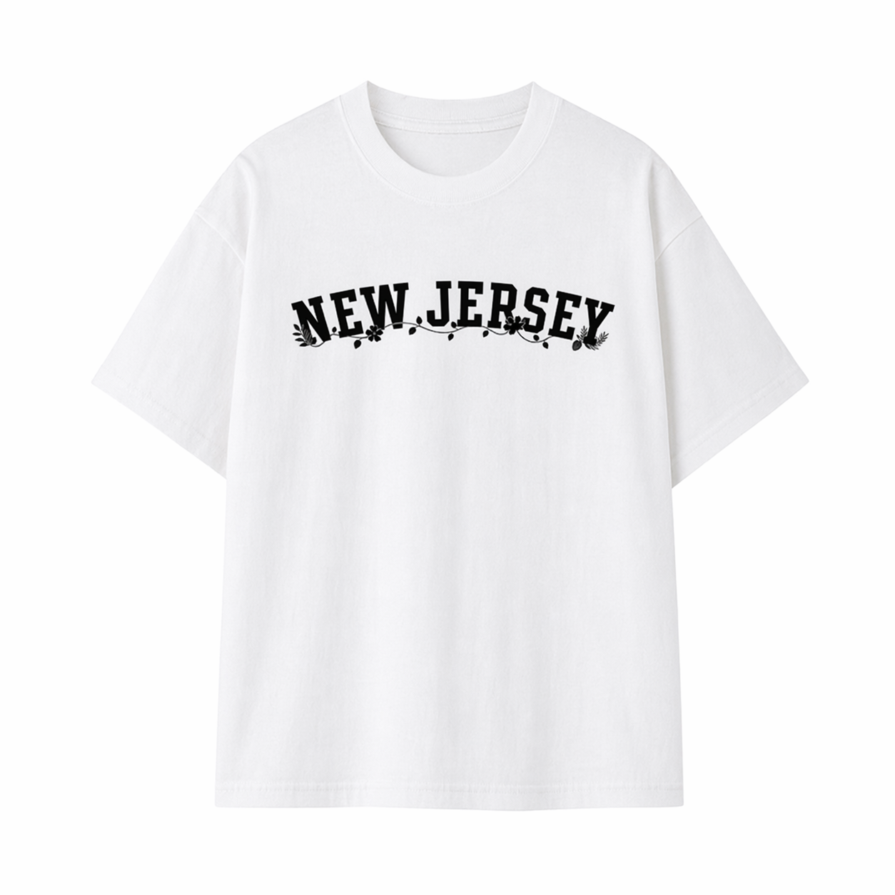 Collection 10 New Jersey Essential Cotton T-Shirt - White front