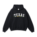 Collection 10 Texas Oversize Fleeced Hoodie - Black front