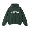 Collection 9 Hawaii Oversize Fleeced Hoodie - Eden Green front