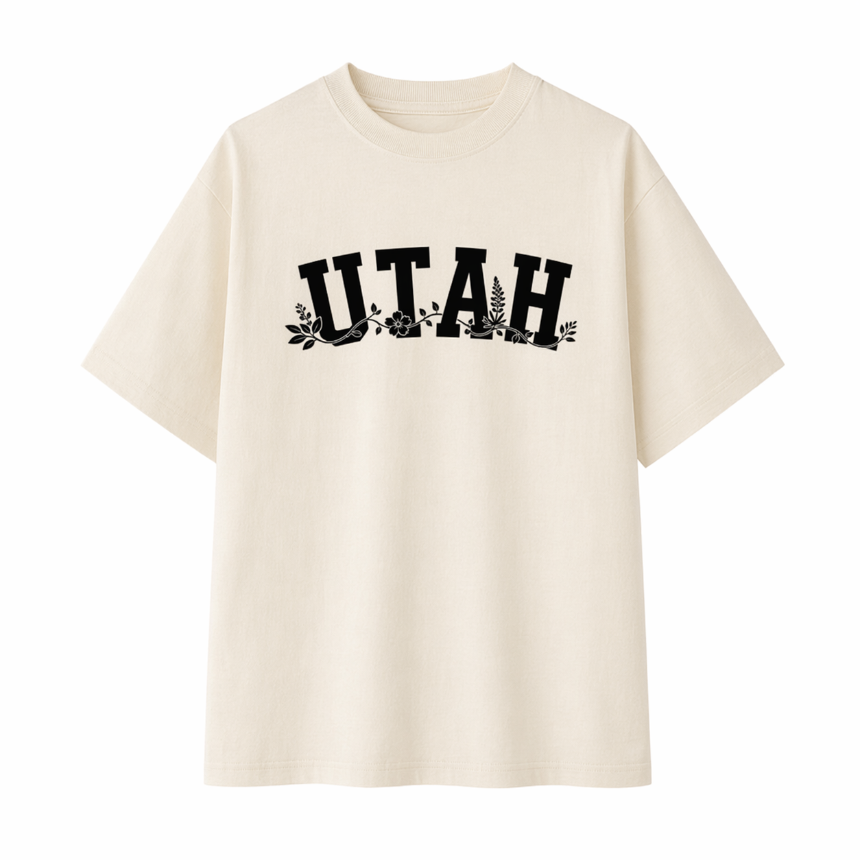 Collection 10 Utah Essential Cotton T-Shirt - Apricot front