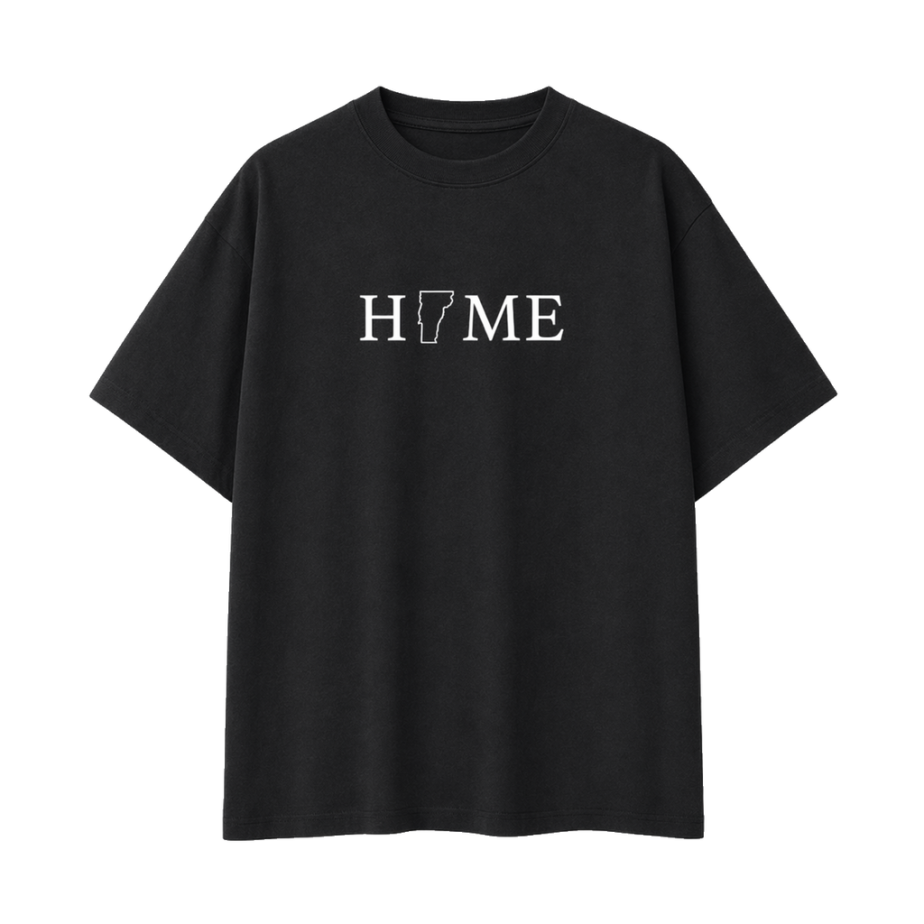 Collection 5 Vermont Essential Cotton T-Shirt - Black front