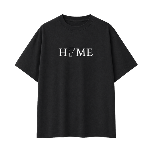 Collection 5 Vermont Essential Cotton T-Shirt - Black front