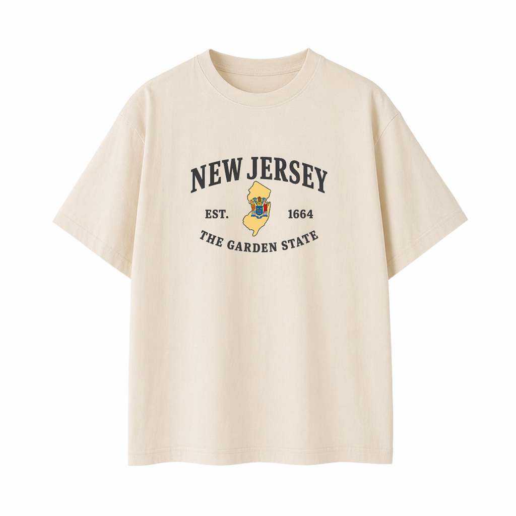 Collection 8 New Jersey Essential Cotton T-Shirt - Apricot front