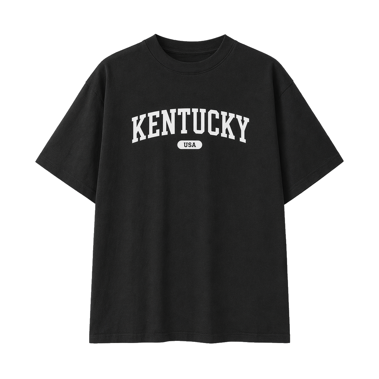Collection 4 Kentucky Essential Cotton T-Shirt - Black front