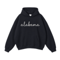 Collection 3 Alabama Oversize Fleeced Hoodie - Black front