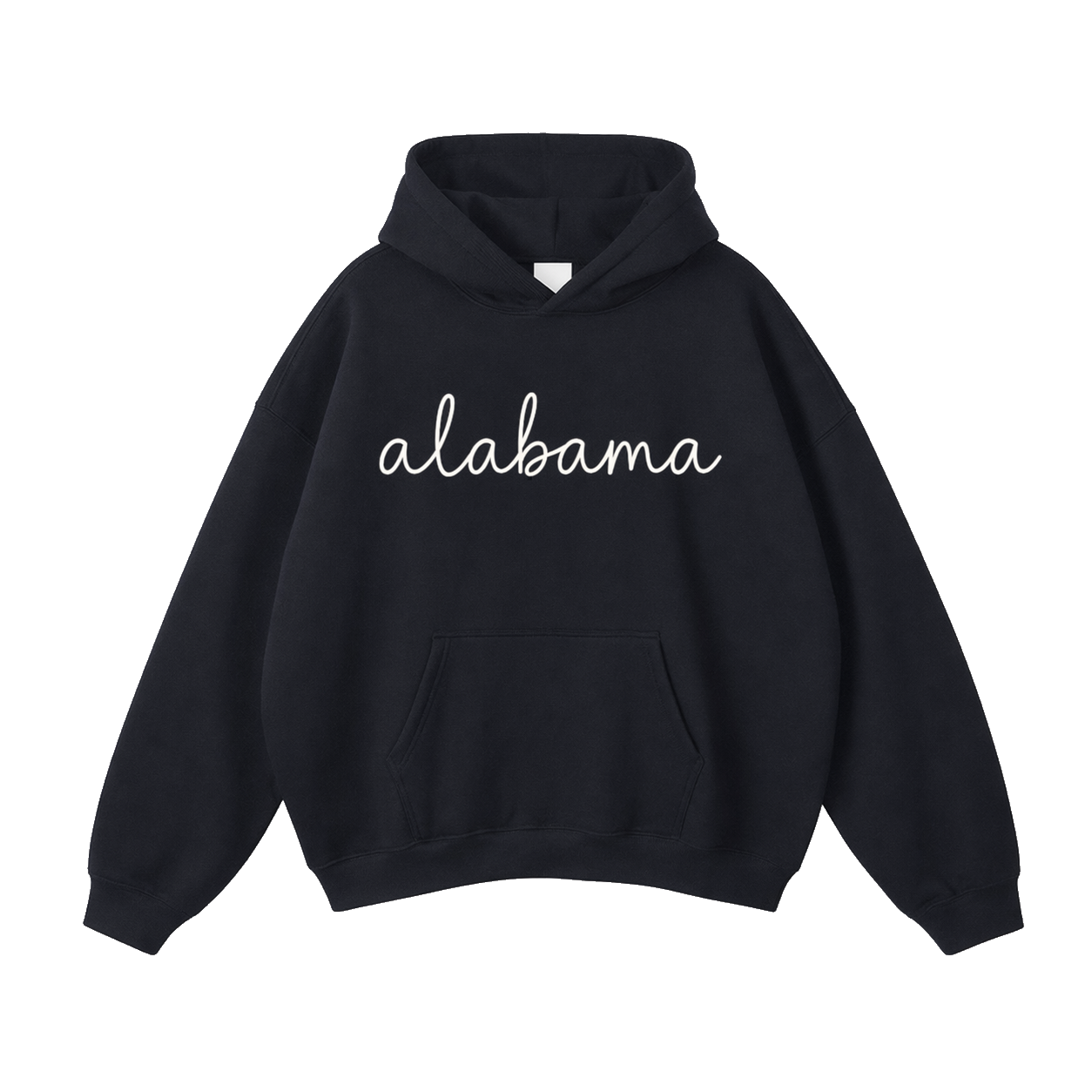 Collection 3 Alabama Oversize Fleeced Hoodie - Black front
