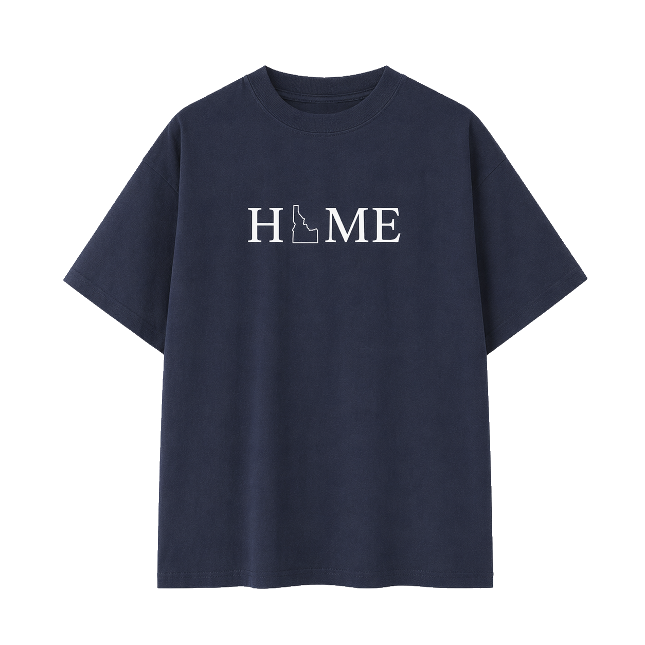 Collection 5 Idaho Essential Cotton T-Shirt - Navy Blue front