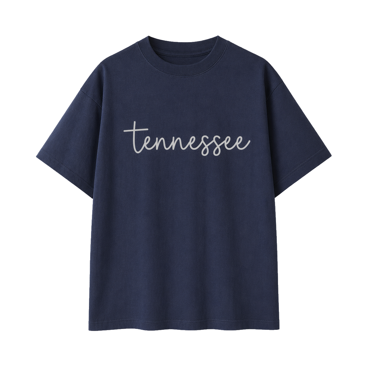 Collection 3 Tennessee Essential Cotton T-Shirt - Navy Blue front