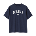 Collection 4 Maine Essential Cotton T-Shirt - Navy Blue front