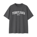 Collection 9 Pennsylvania Essential Cotton T-Shirt - Dark Gray front