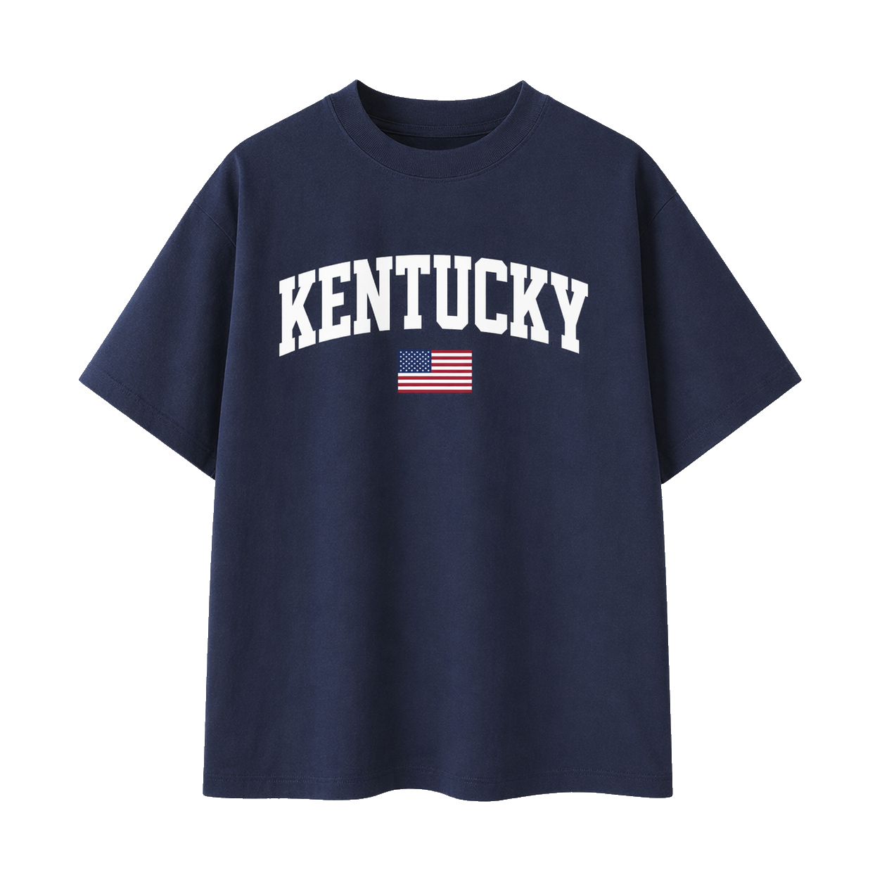 Collection 2 Kentucky Essential Cotton T-Shirt - Navy Blue front