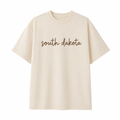 Collection 3 South Dakota Essential Cotton T-Shirt - Apricot front