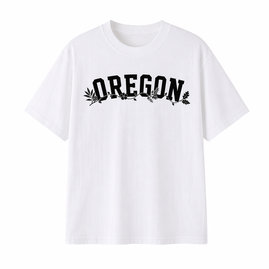 Collection 10 Oregon Essential Cotton T-Shirt - White front