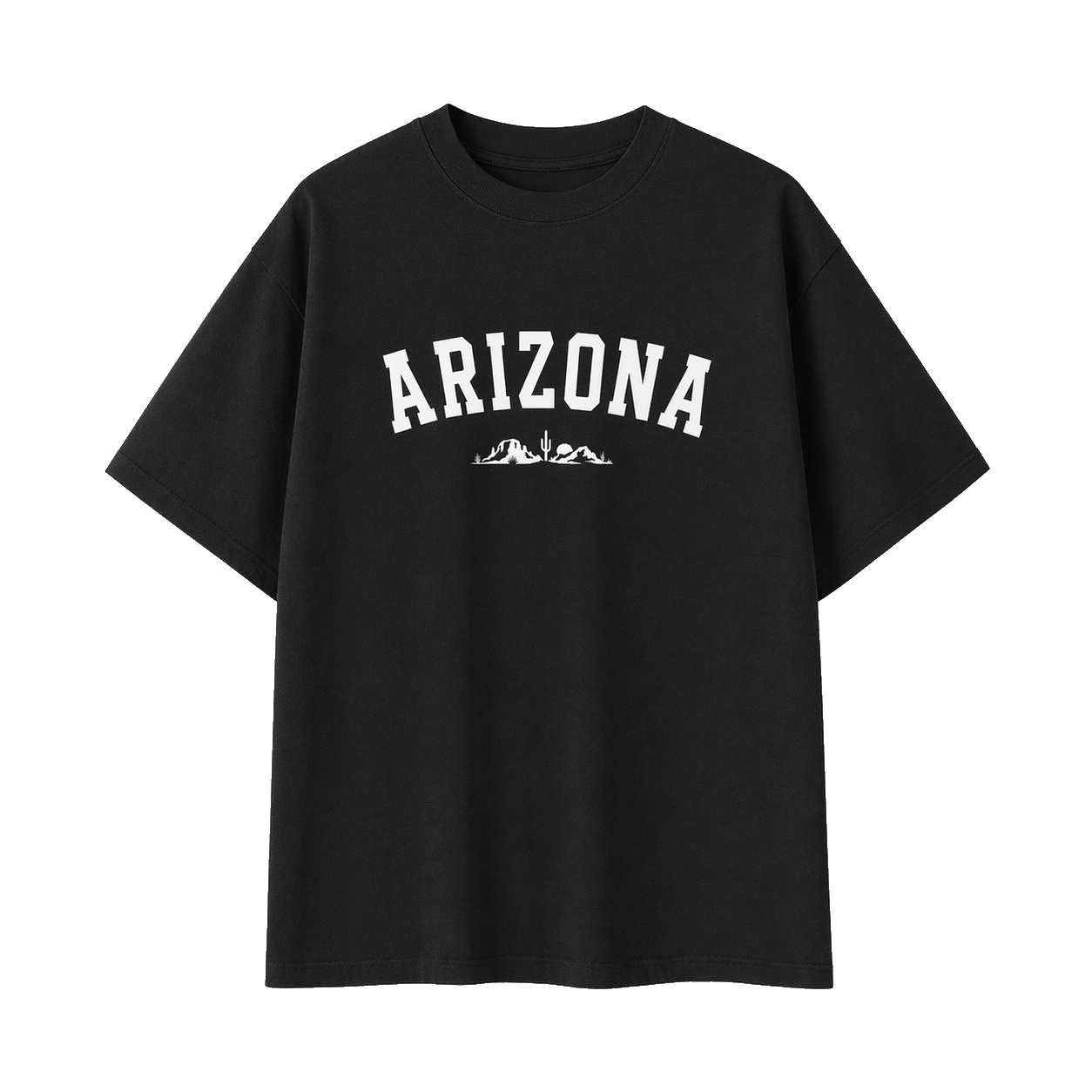 Collection 9 Arizona Essential Cotton T-Shirt - Black front