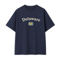 Collection 6 Delaware Essential Cotton T-Shirt - Navy Blue front