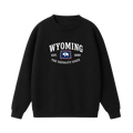 Collection 8 Wyoming Essential Heavyweight Crewneck Sweatshirt - Black front