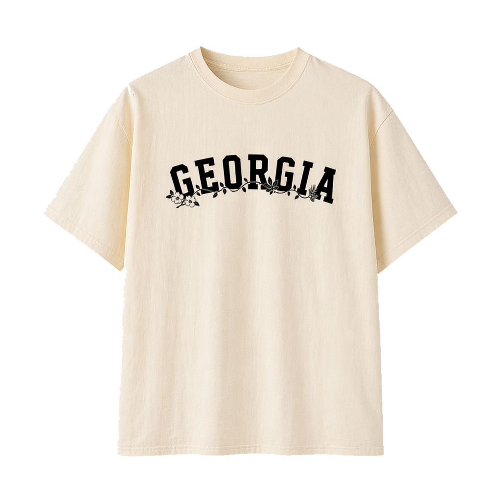 Collection 10 Georgia Essential Cotton T-Shirt - Apricot front