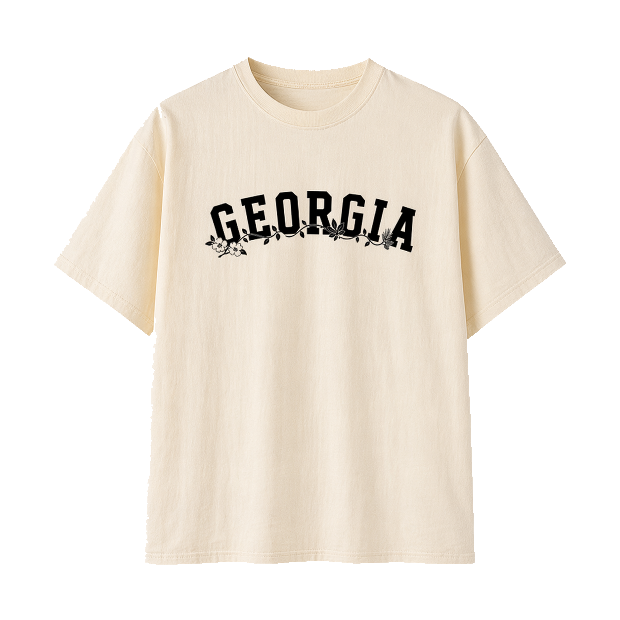 Collection 10 Georgia Essential Cotton T-Shirt - Apricot front