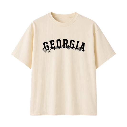 Collection 10 Georgia Essential Cotton T-Shirt - Apricot front