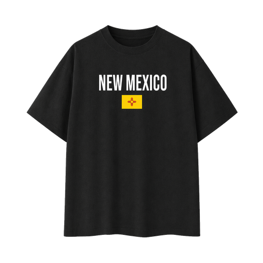 Collection 7 New Mexico Essential Cotton T-Shirt - Black front