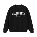 Collection 9 California Essential Heavyweight Crewneck Sweatshirt - Black front