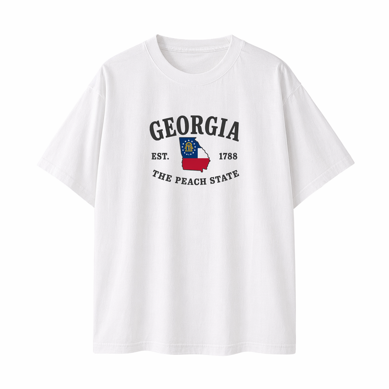 Collection 8 Georgia Essential Cotton T-Shirt - White front