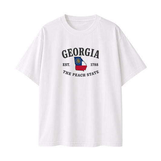 Collection 8 Georgia Essential Cotton T-Shirt - White front