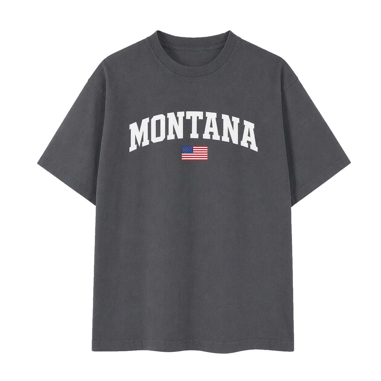 Collection 2 Montana Essential Cotton T-Shirt - Dark Gray front