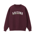 Collection 10 Arizona Essential Heavyweight Crewneck Sweatshirt - Dull Red front