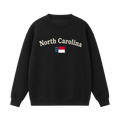 Collection 6 North Carolina Essential Heavyweight Crewneck Sweatshirt - Black front