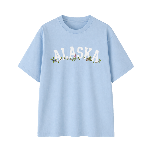 Collection 10 Alaska Essential Cotton T-Shirt - Light Blue front