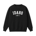 Collection 9 Idaho Essential Heavyweight Crewneck Sweatshirt - Black front