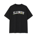 Collection 10 Illinois Essential Cotton T-Shirt - Black front