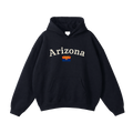Collection 6 Arizona Oversize Fleeced Hoodie - Black front
