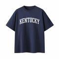 Collection 1 Kentucky Essential Cotton T-Shirt - Navy Blue front