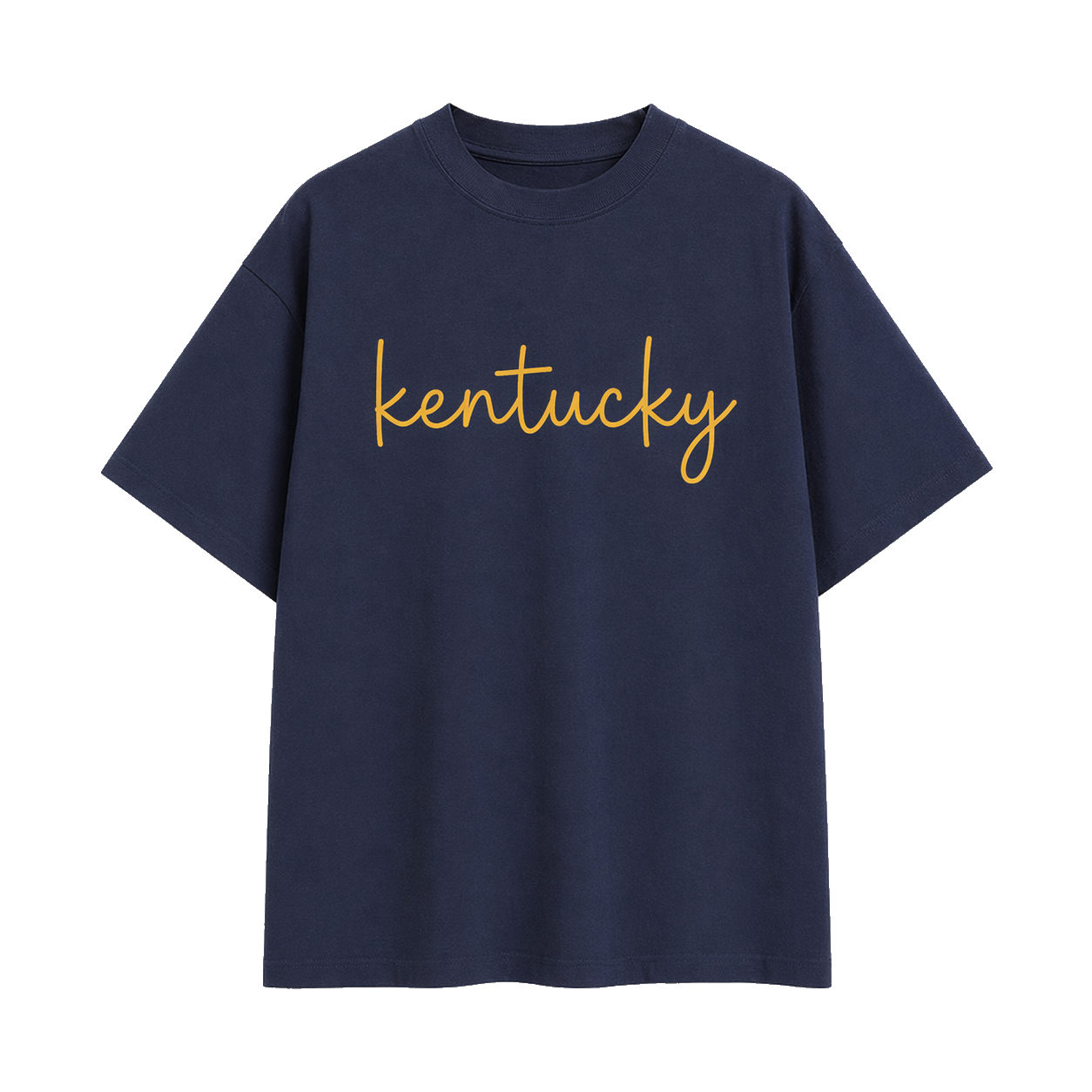 Collection 3 Kentucky Essential Cotton T-Shirt - Navy Blue front