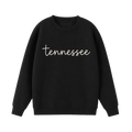 Collection 3 Tennessee Essential Heavyweight Crewneck Sweatshirt - Black front