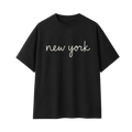 Collection 3 New York Essential Cotton T-Shirt - Black front