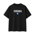 Collection 7 Virginia Essential Cotton T-Shirt - Black front