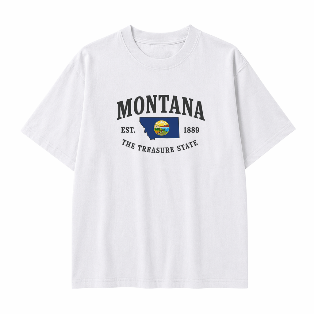 Collection 8 Montana Essential Cotton T-Shirt - White front