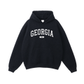 Collection 4 Georgia Oversize Fleeced Hoodie - Black front