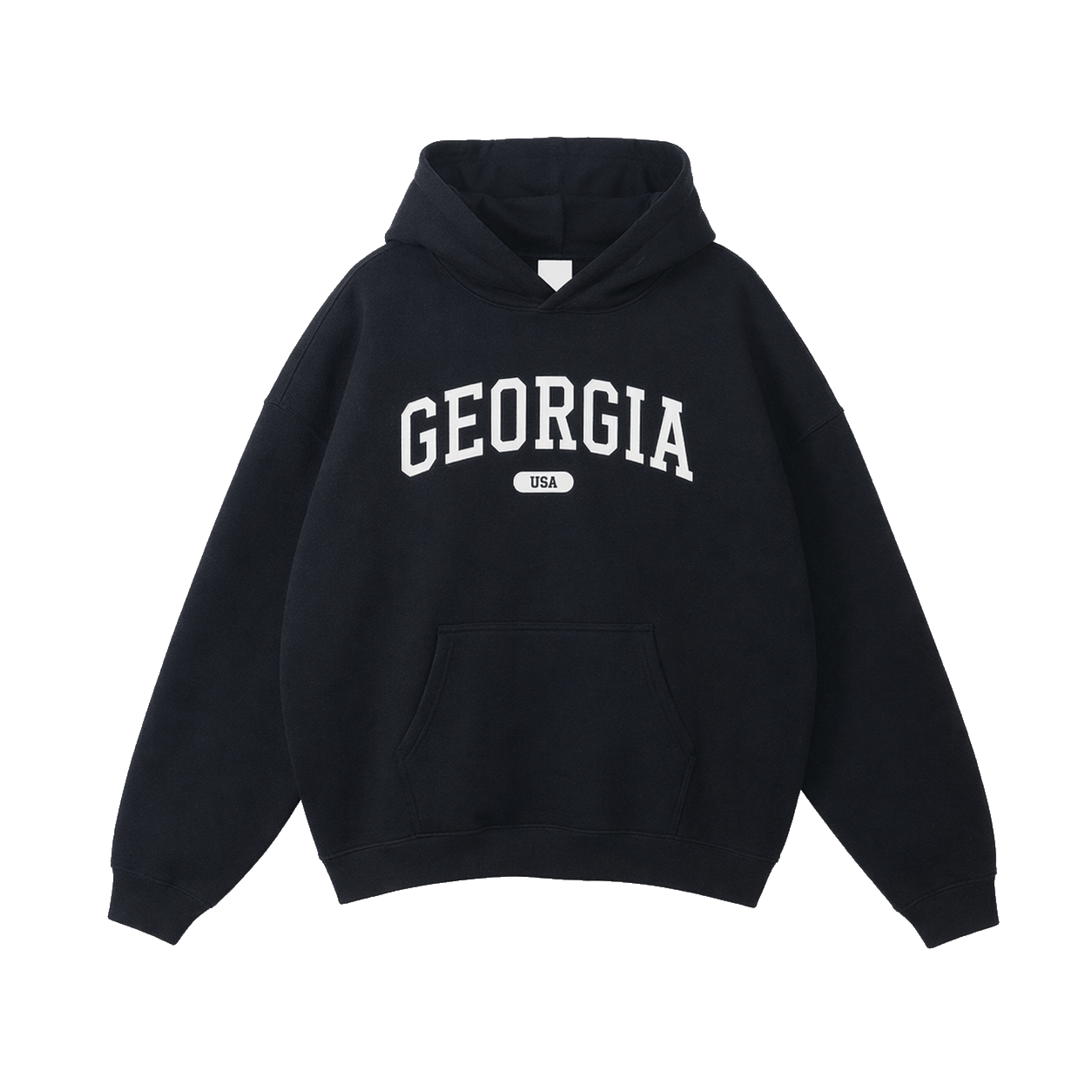 Collection 4 Georgia Oversize Fleeced Hoodie - Black front