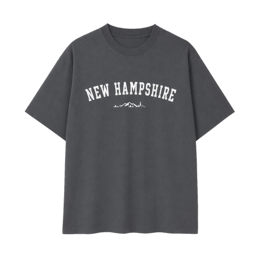 Collection 9 New Hampshire Essential Cotton T-Shirt - Dark Gray front