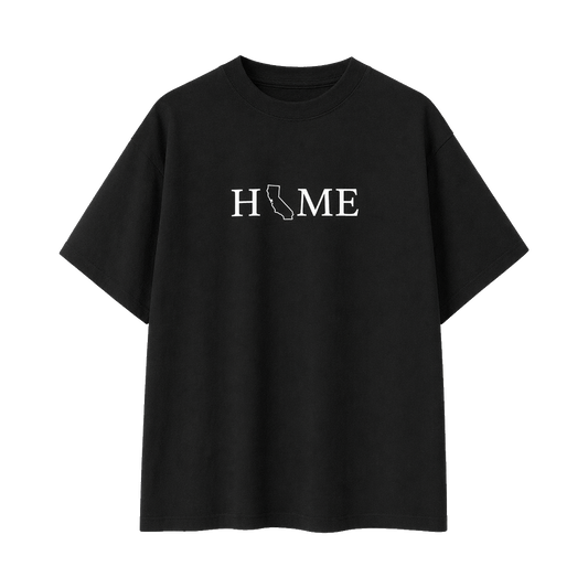 Collection 5 California Essential Cotton T-Shirt - Black front