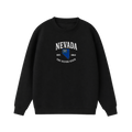 Collection 8 Nevada Essential Heavyweight Crewneck Sweatshirt - Black front