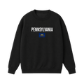 Collection 7 Pennsylvania Essential Heavyweight Crewneck Sweatshirt - Black front
